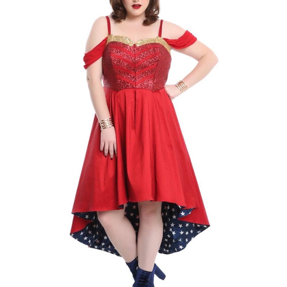 Hot Topic Wonder Woman Formal Dress